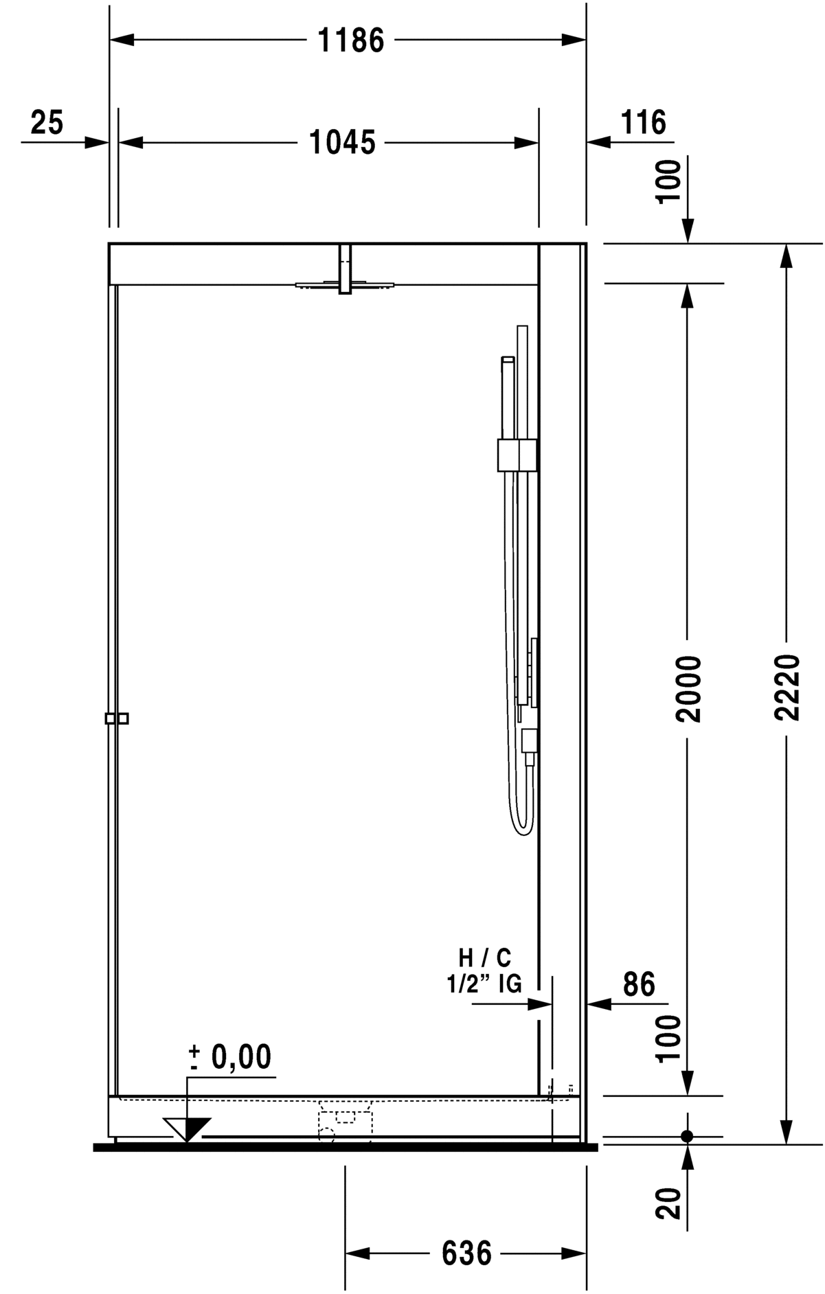 750813002011000 Inipi Сауна Inipi Ama, отдельно стоящая
Исполнение: американский орех (нат.шпон) Белый глянцевый декор Duravit  - Вид №2