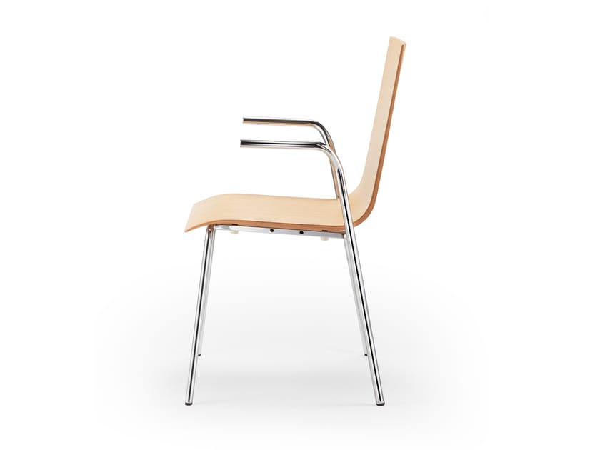 Штабелируемый стул из ламината с подлокотниками SCHNEEWEISS interior Garcia ARCH-00091928