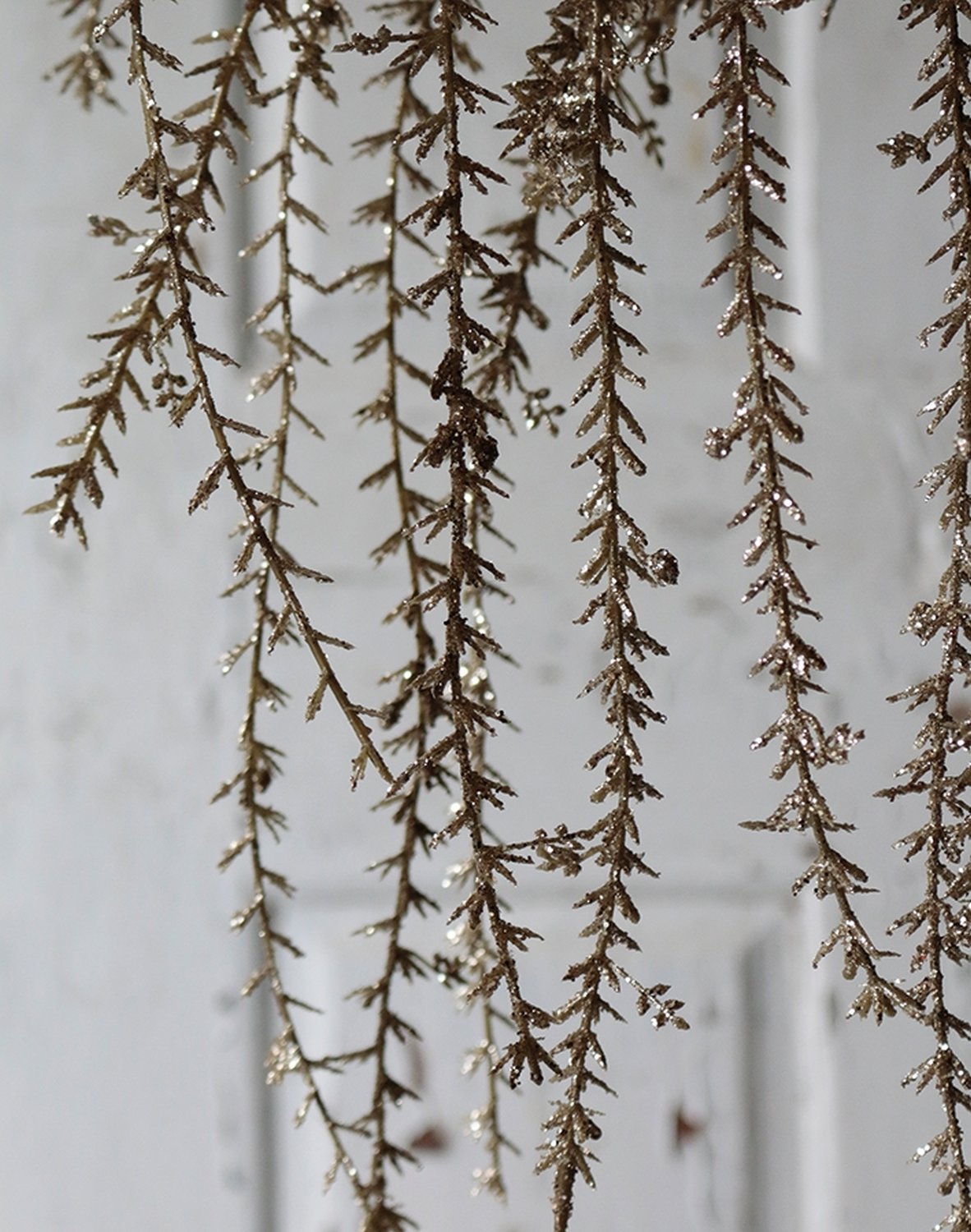 1707 331 a3 Вешалка для искусственного декора с глиттером, 120 см, золото H-andreas 
