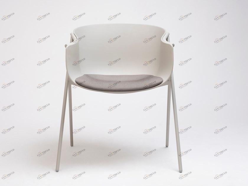 ONDARRETA Стул из полипропилена с подлокотниками со встроенной подушкой Bai sun-id-1442540