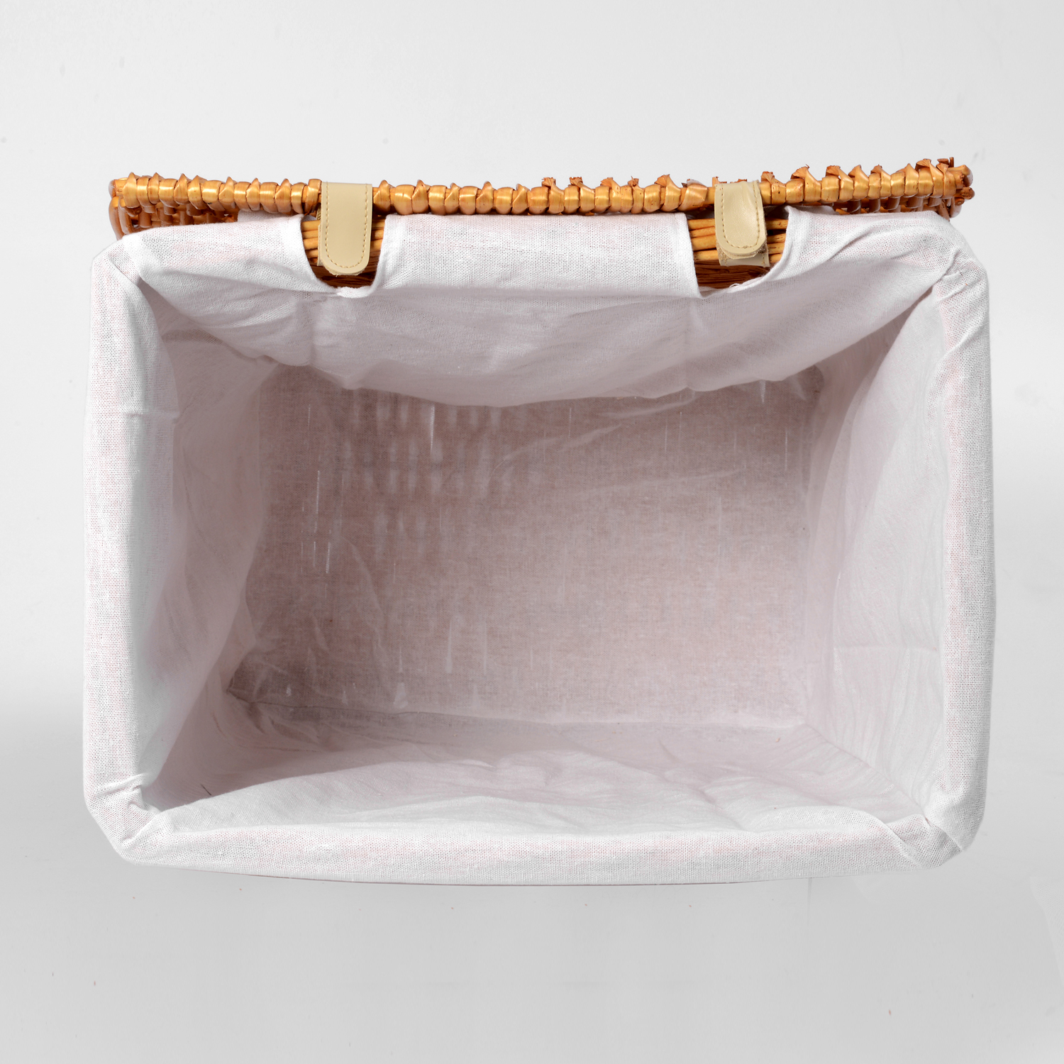 WB-370-M Ammer Плетеная корзина для белья с крышкой WasserKRAFT  - Вид №4