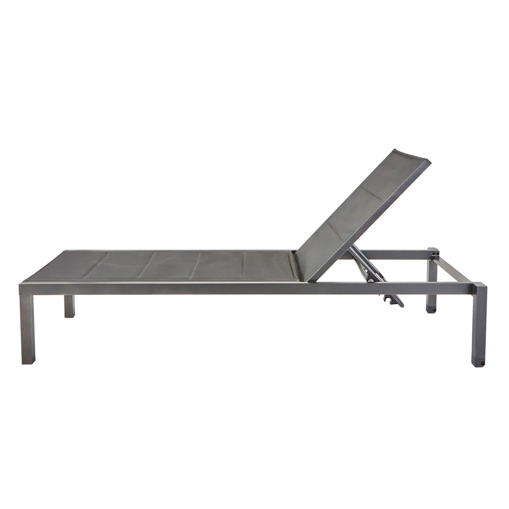 Шезлонг Naterial Aquila II 200x36x75 см алюминий/текстилен серый 84494100 STLM-2204471  - Вид №6