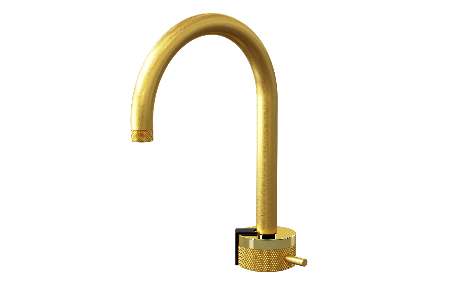 E-11502-R1PB-L2BK-BAU Однорычажный прогрессивный смеситель для раковины - излив 16см GRAFF MOD+