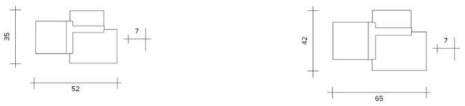 Urban Потолочный светильник из стали и стекла Triquadro 1734.20, 1734.21 - Вид №2