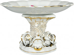 69876 Herend Блюдо малое на ножке 8,7см "Китти" Фарфор