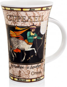 10584199 Dunoon Кружка Dunoon "Стрелец.Гленко" 500мл Фарфор костяной