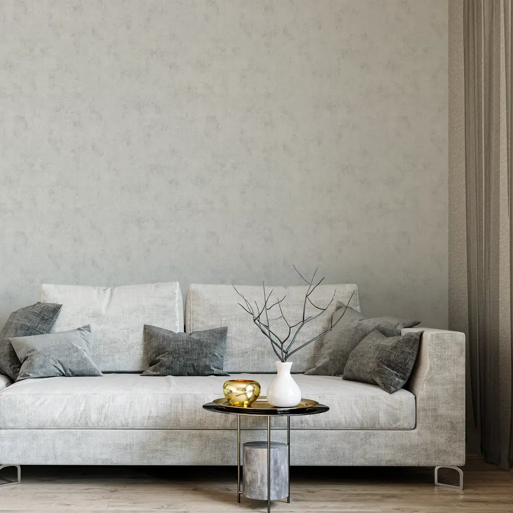 INSPIRE Decobeton: флизелиновые обои светло-серые под покраску 87542855 STLM-0074357 - Вид №2