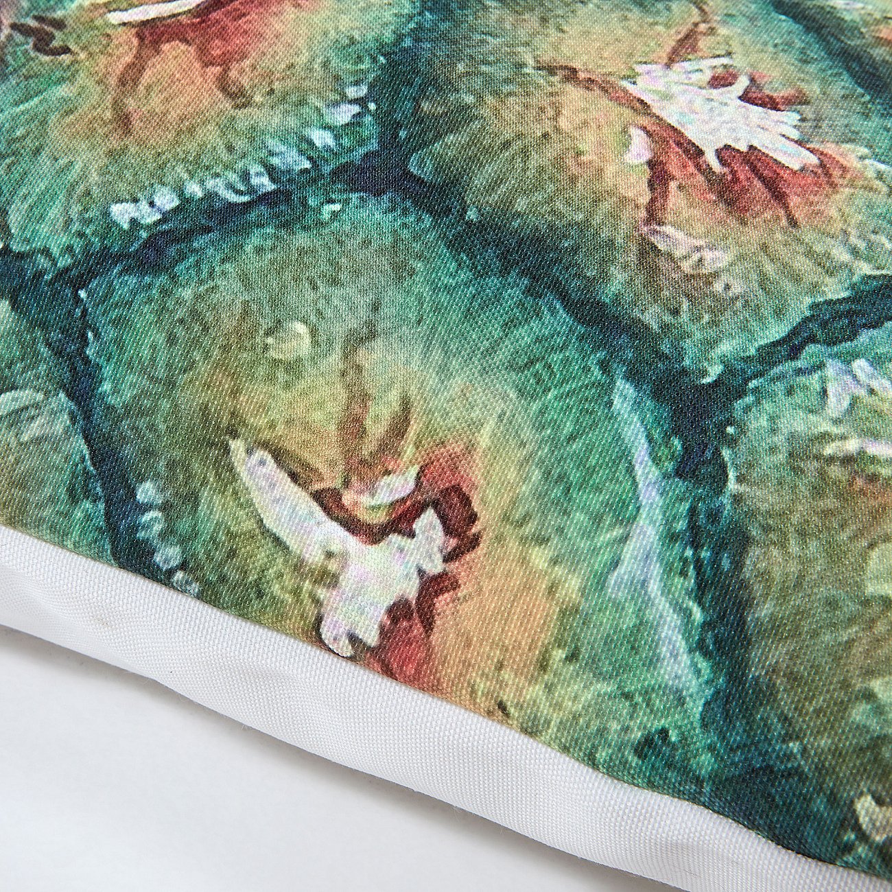 Чехол на подушку Jazzy 45x45 зеленый от La Forma LA FORMA РИСУНОК, РАСТЕНИЯ 299177 Зеленый  - Вид №3