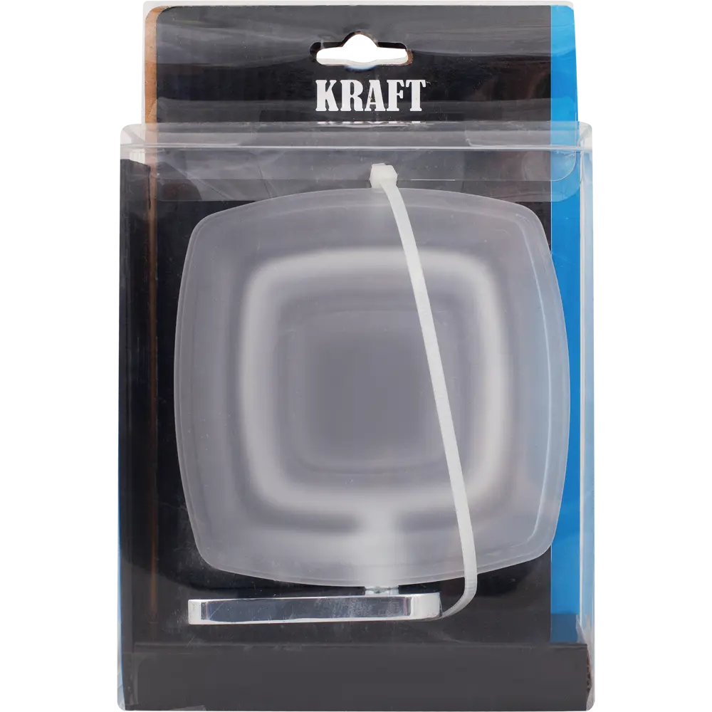 Мыльница подвесная «Kraft», стекло, цвет хром 82040391 STLM-2202605 BRISSEN - Вид №4