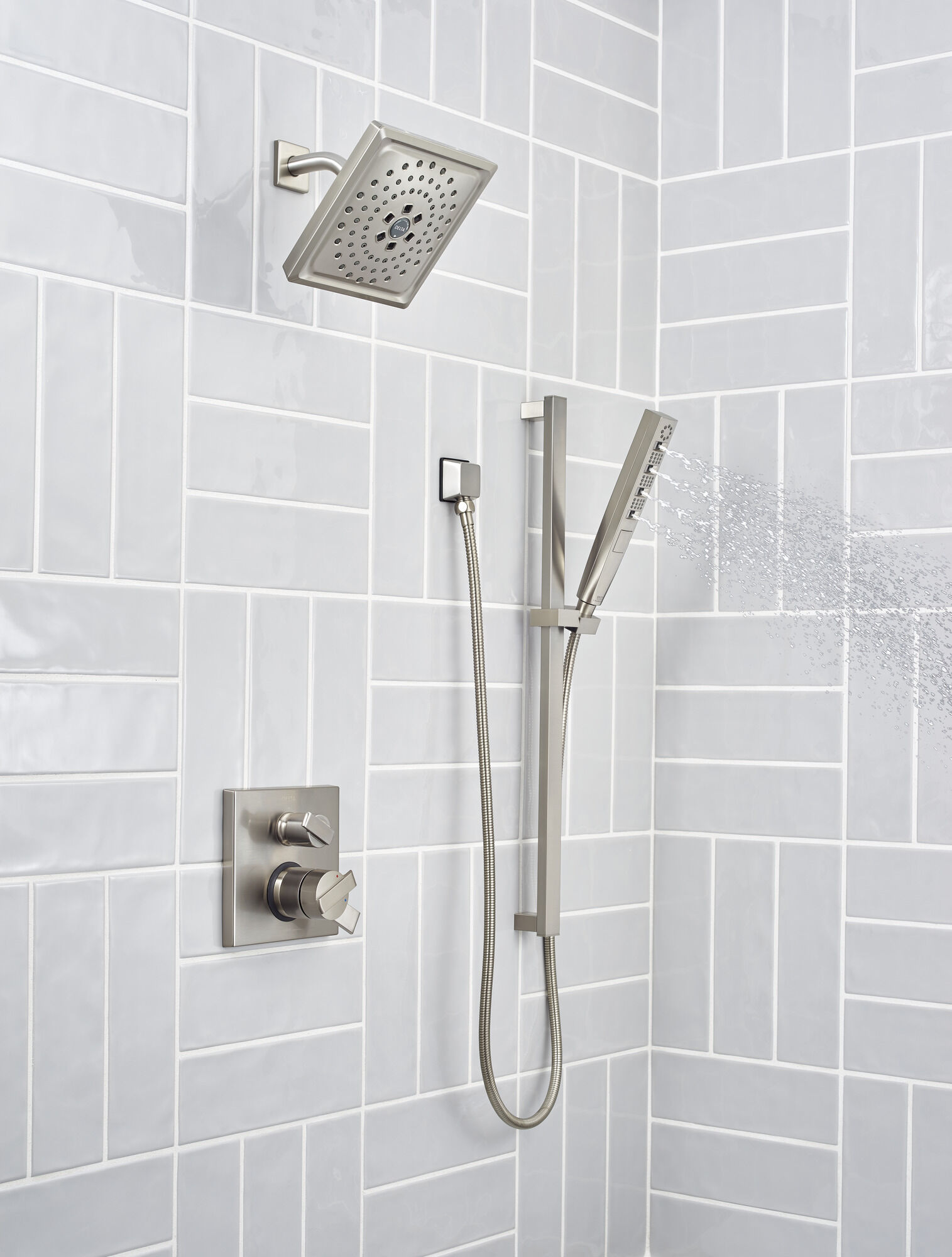 Спрей для тела HydraChoice® - Массажная распылительная головка H2Okinetic® Delta Faucet SH5005-SS - Вид №5