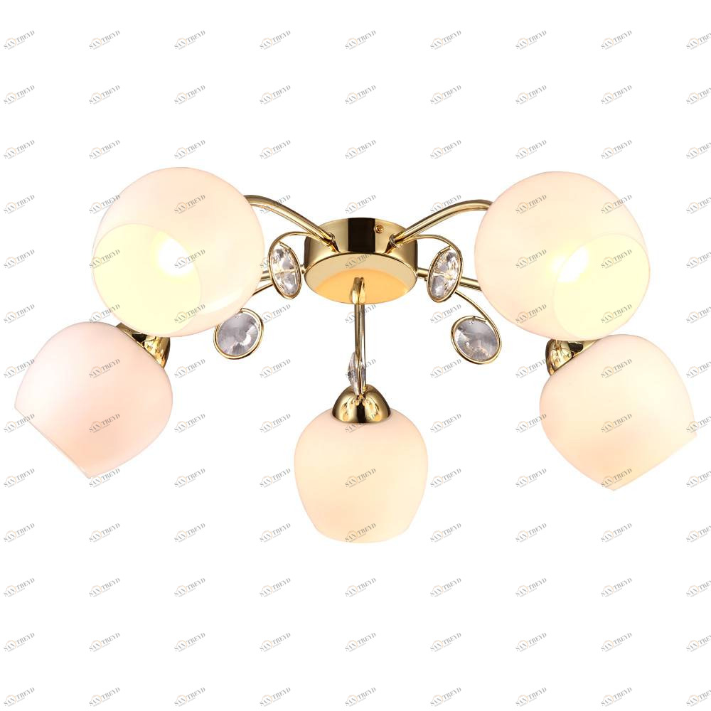 Потолочная люстра Arte Lamp Millo A9549PL-5GO ARTE LAMP MILLO 058598 Белый 