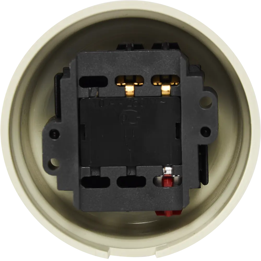 Выключатель Electraline проходной одноклавишный слоновая кость 84229103 Лофт STLM-1110597 - Вид №2