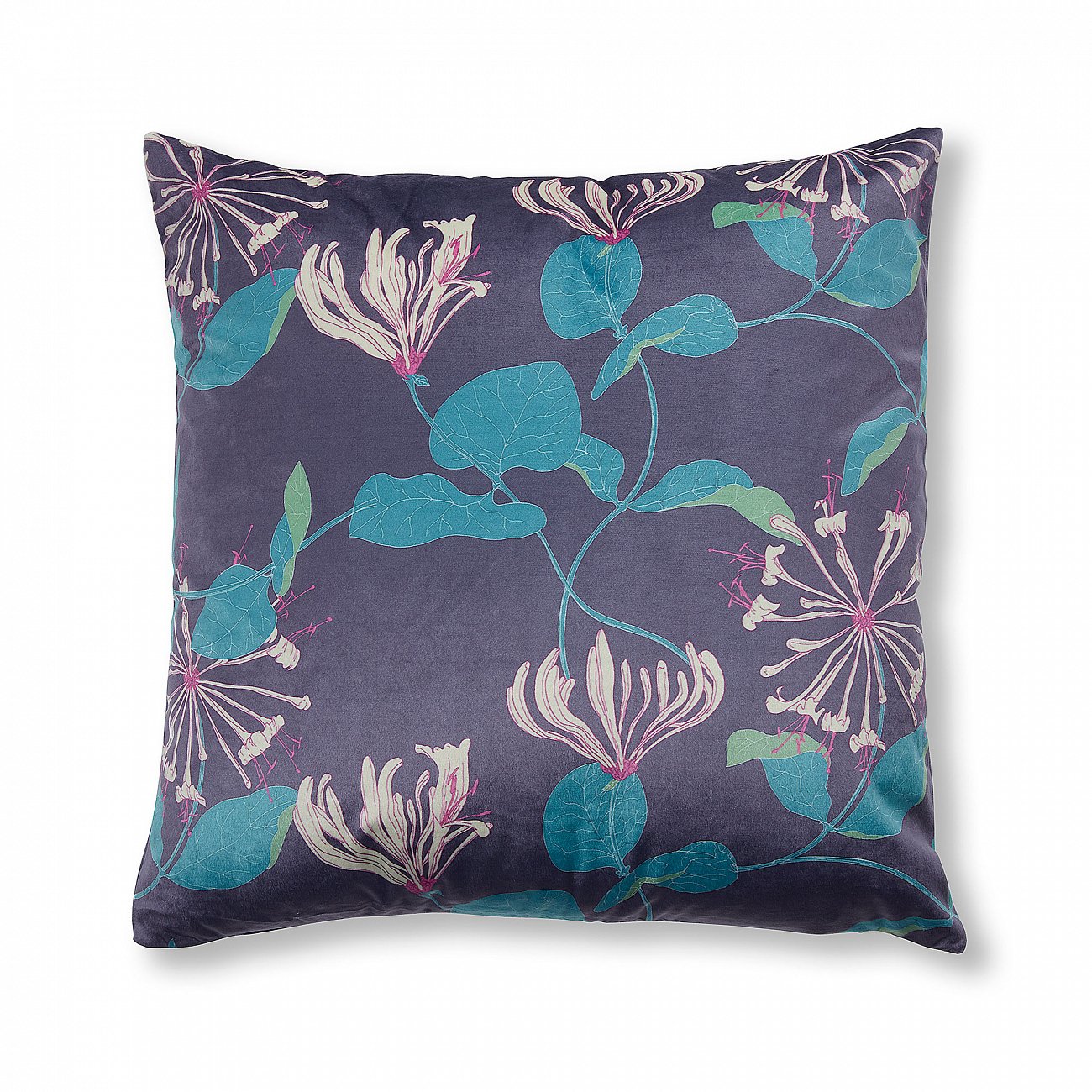Чехол для подушки синий от La Forma LA FORMA РИСУНОК, ЦВЕТЫ 298871  - Вид №2