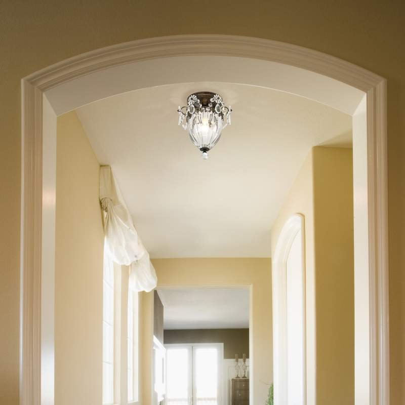 Люстра хрустальная 30х27 см серебряная Bagatelle 1242-22 SCHONBEK ДИЗАЙНЕРСКИЕ 00-3882392 Прозрачный;серебро  - Вид №3