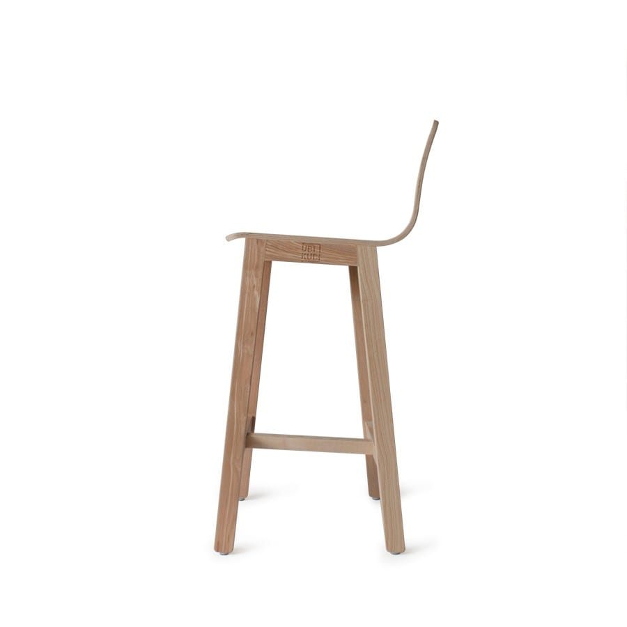 Высокий дубовый стул с подставкой для ног Askia версия 3 ARCH-00000776 - Вид №5