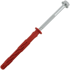 Дюбель фасадный Hilti HRD-H 10x100 мм нейлон/оцинкованная сталь цвет красный 4 шт.