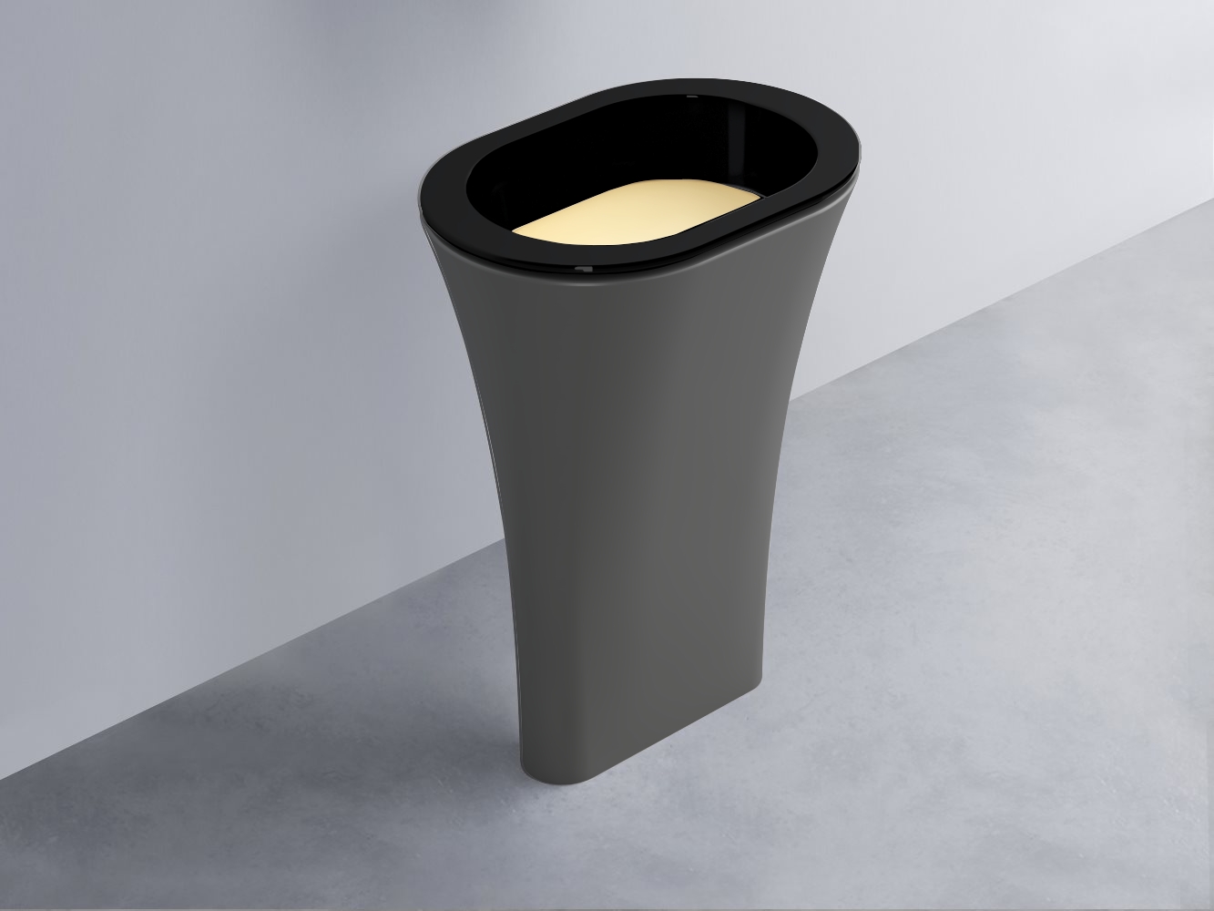 AMLA65-N+AMPILO-CN+AMCOLO-CM Раковина Amedeo Ovale отдельностоящая cielo Enjoy + Amedeo Ceramica Cielo