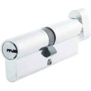 Цилиндр Standers ключ/вертушка 45х45 хром, TT-CAB826 17263843 STLM-2071677