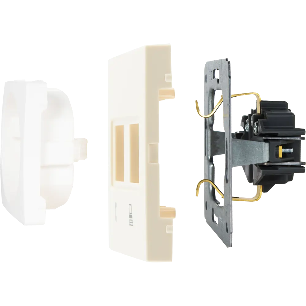 SYSTEME ELECTRIC W59 - Двойная розетка RJ11+RJ45 для телефона и интернета 18799359 STLM-0012757 - Вид №5