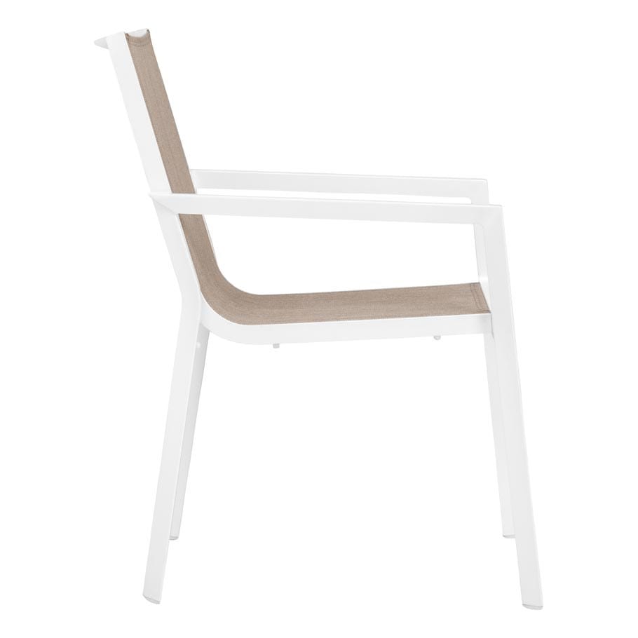 Штабелируемый садовый стул с подлокотниками JANUS et Cie TRIG ARCH-00073016 - Вид №2