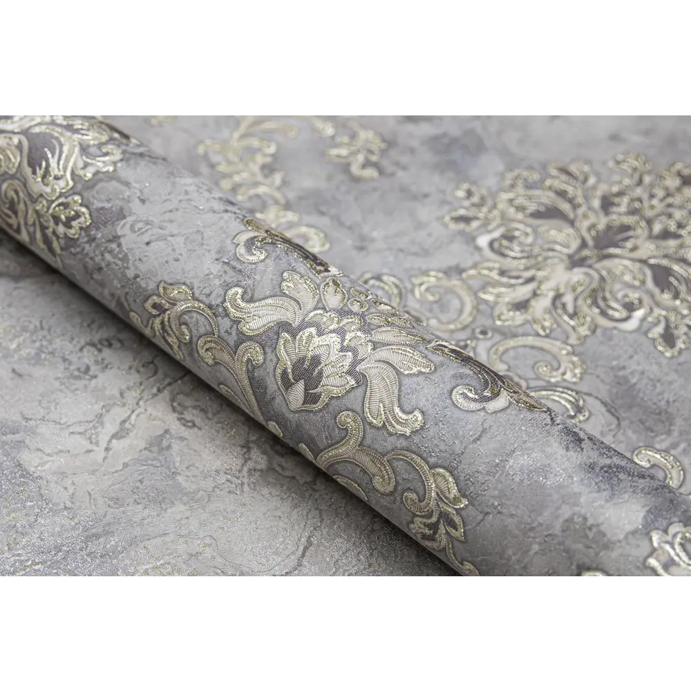 Обои флизелиновые Wallsecret Maestro серо-кофейные 1.06 м 8749-16 STLM-2042143 - Вид №3