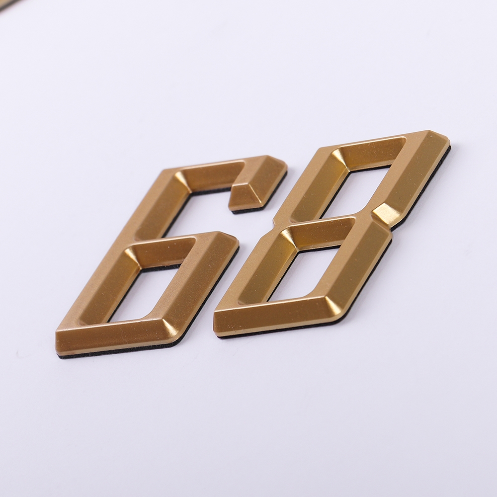 Дверной номер  «6», 37х5х60 мм, золото LJPS0053 Public Steel Россия  - Вид №3