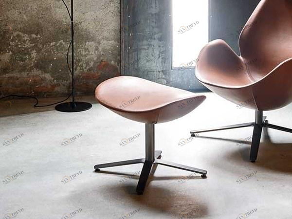 Tacchini Кожаная подножка с 4 спицами Shelter sun-id-1373111