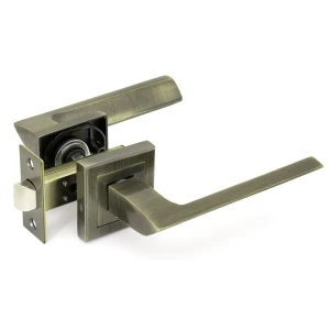 Комплект дверных ручек 26L 100 AB, без запирания, цвет античная бронза