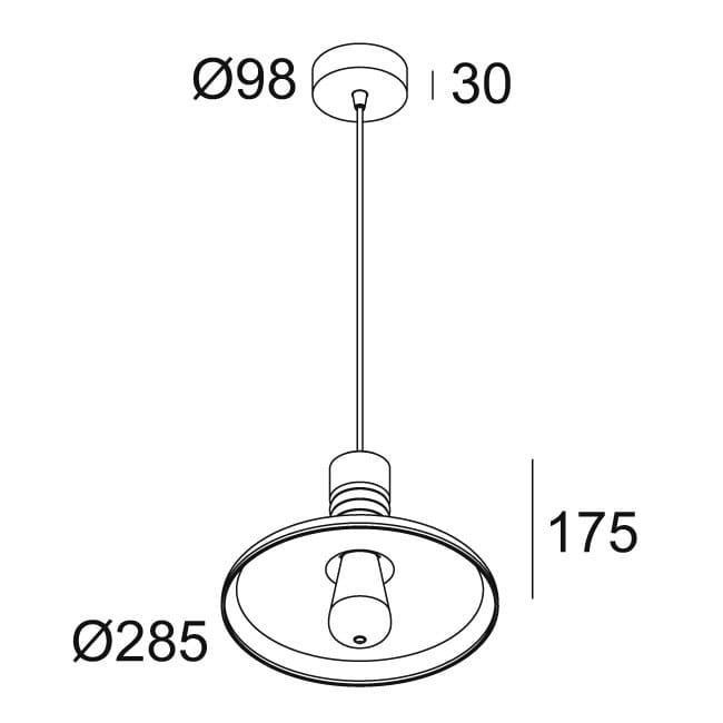 Стеклянный светодиодный подвесной светильник Deltalight MILES E27 ARCH-00033863 - Вид №14