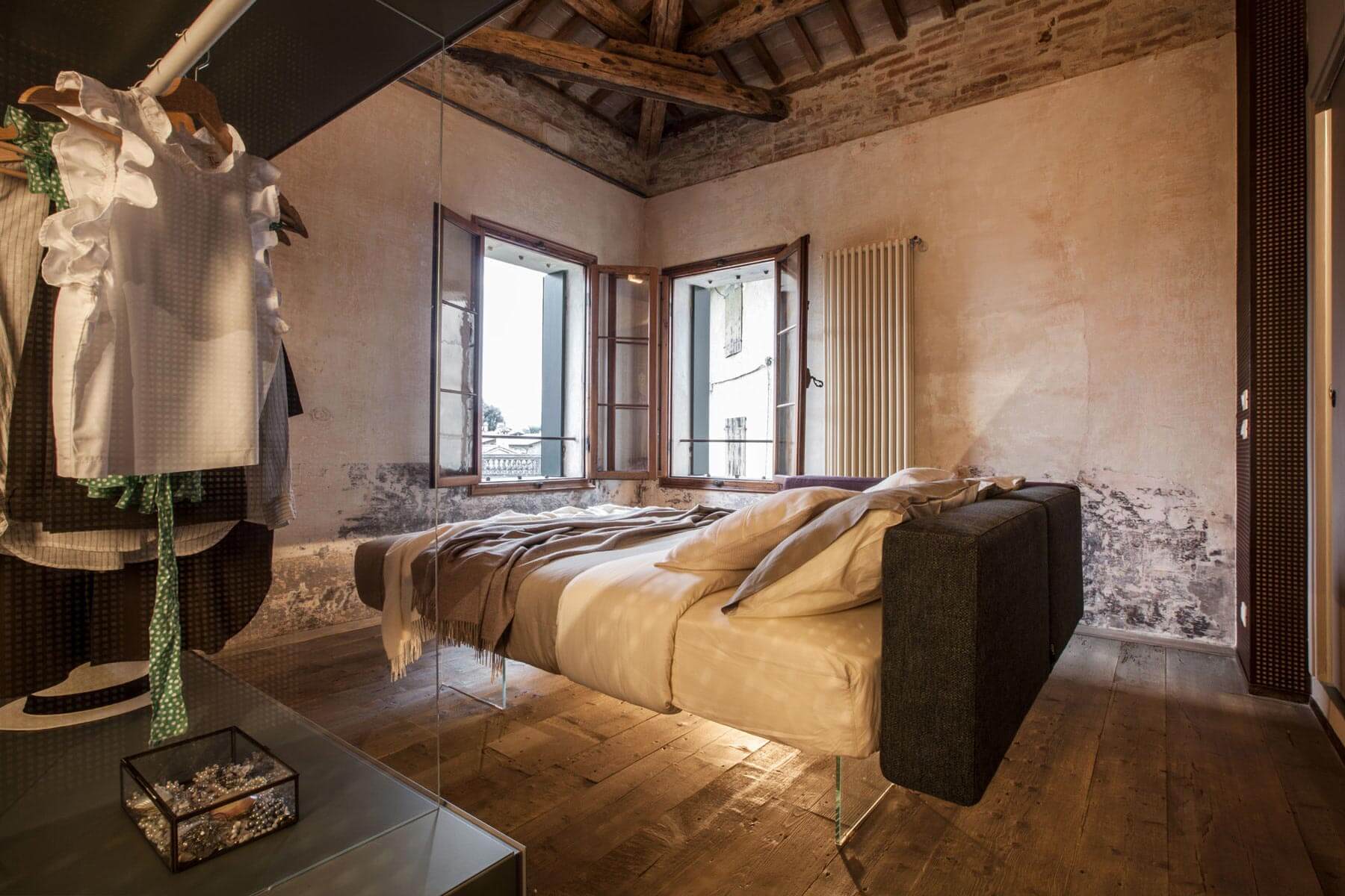 Двуспальная кровать с мягким изголовьем Lago Air ARCH-00064680 - Вид №3