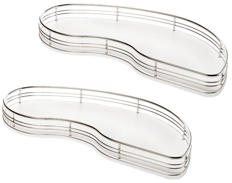 Würth Внутренний аксессуар для кухни из стали Guarnitura svoltabile angolo 0683730336/7 - Вид №1