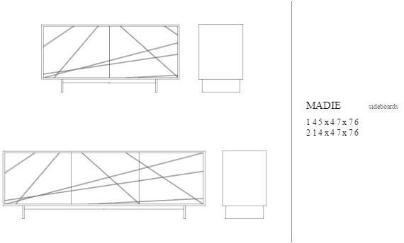 Tonin Casa Комод деревянный с распашными дверцами sun-id-1379565 - Вид №5
