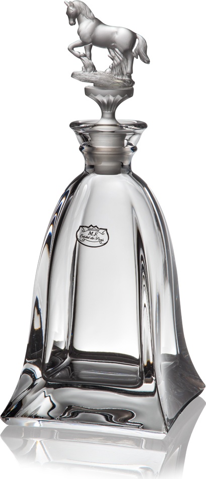 10558791 Cristal de Paris Графин Cristal de Paris для виски "Конь" 1л (сатин) Хрусталь 