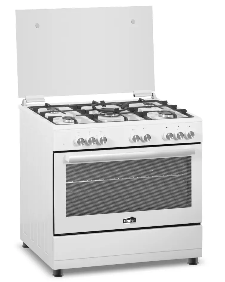 5350130 Комбинированная плита Simfer F96MW52001 белый STDN-0104834 - Вид №4