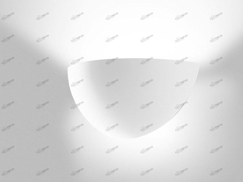 Buzzi & Buzzi Настенный светильник отраженного света из материала aircoral® The main collection sun-id-1386276