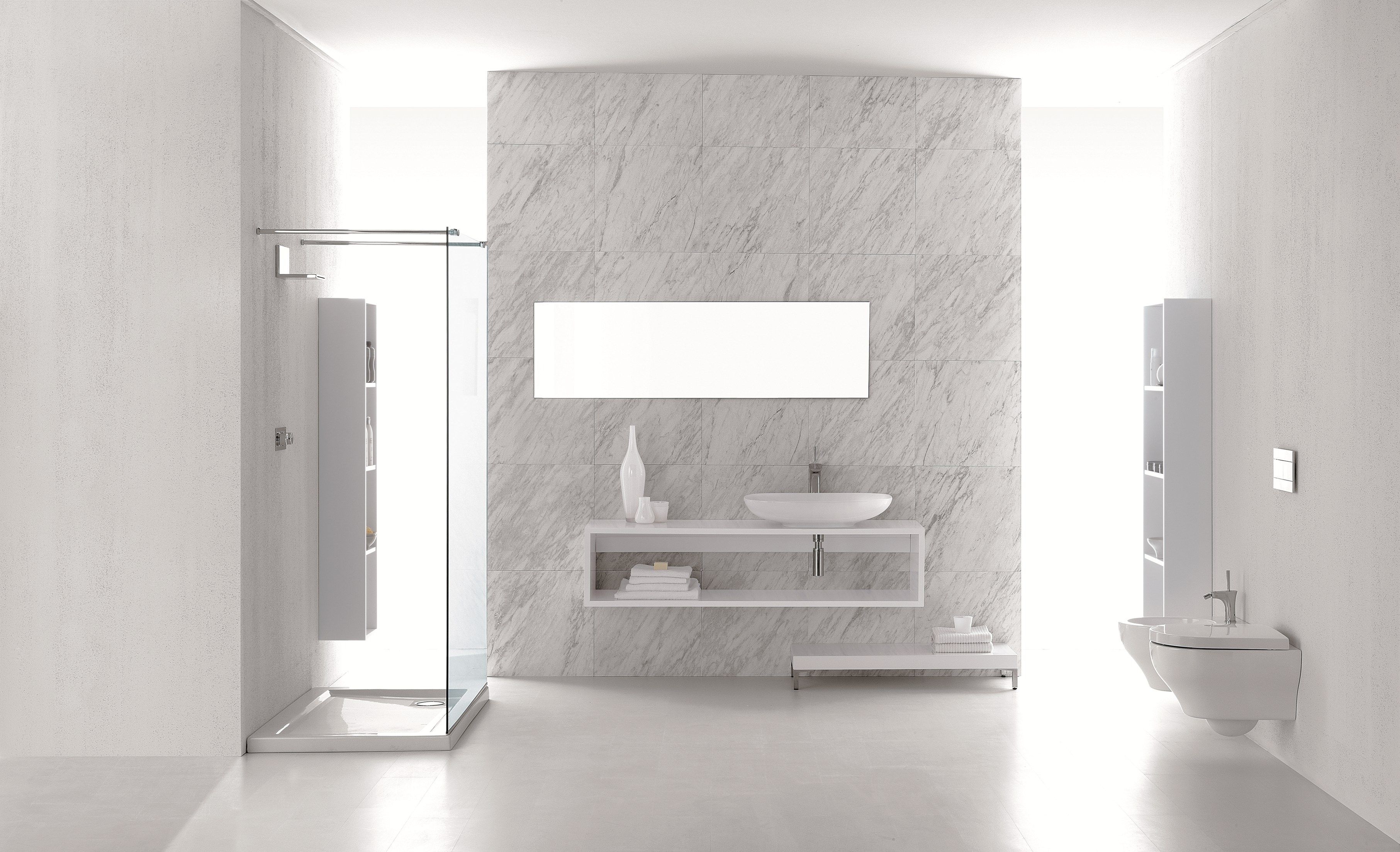 Керамическая раковина с одной столешницей Olympia Ceramica CLEAR ARCH-00017671 - Вид №6