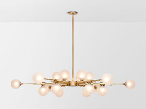 Металлический светодиодный подвесной светильник