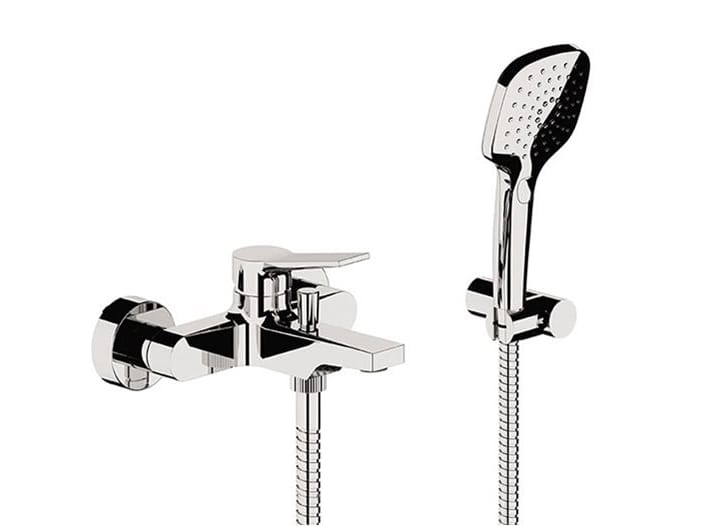 Однорычажный внешний смеситель для ванны с ручным душем Remer Rubinetterie Slash &amp ARCH-00021555