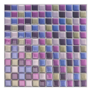 Santreyd 3D мозаика фиолетовая - самоклеящиеся стеновые панели ПВХ 89379607