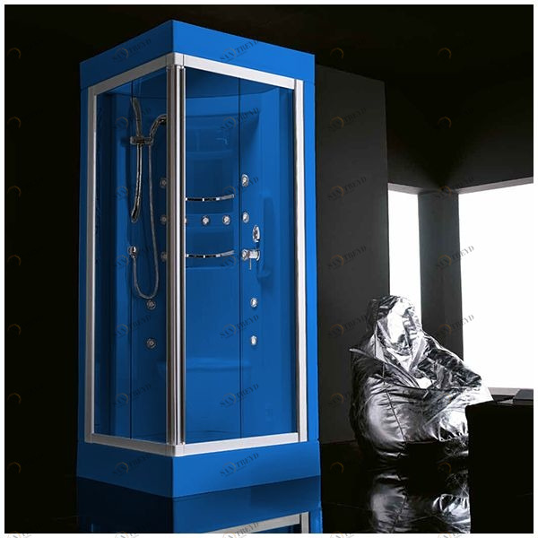 Душевая кабина Gruppo treesse Acquazzurra 80 STI-B7566S-G белая с гидромассажем угловая левая STIB7566SG