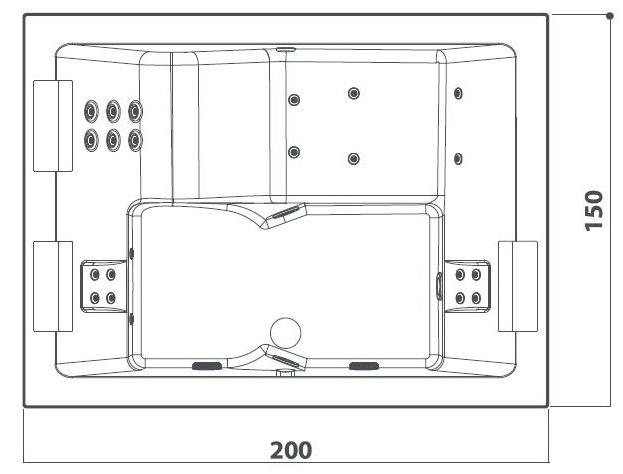 Jacuzzi® Отдельностоящая прямоугольная гидромассажная ванна Sharp sun-id-1458541 - Вид №5