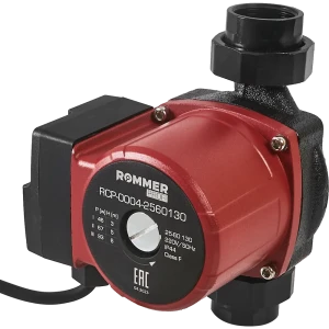 Циркуляционный насос Rommer Profi 25/6 130 мм с гайками 1 1/2"