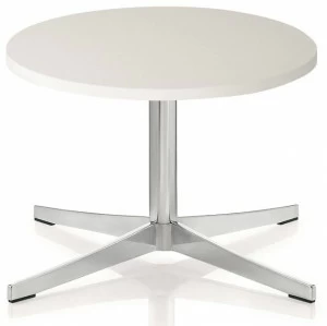 ZÜCO Круглый журнальный столик из мдф и основание из хромированной стали Perillo tavola Pr 330
