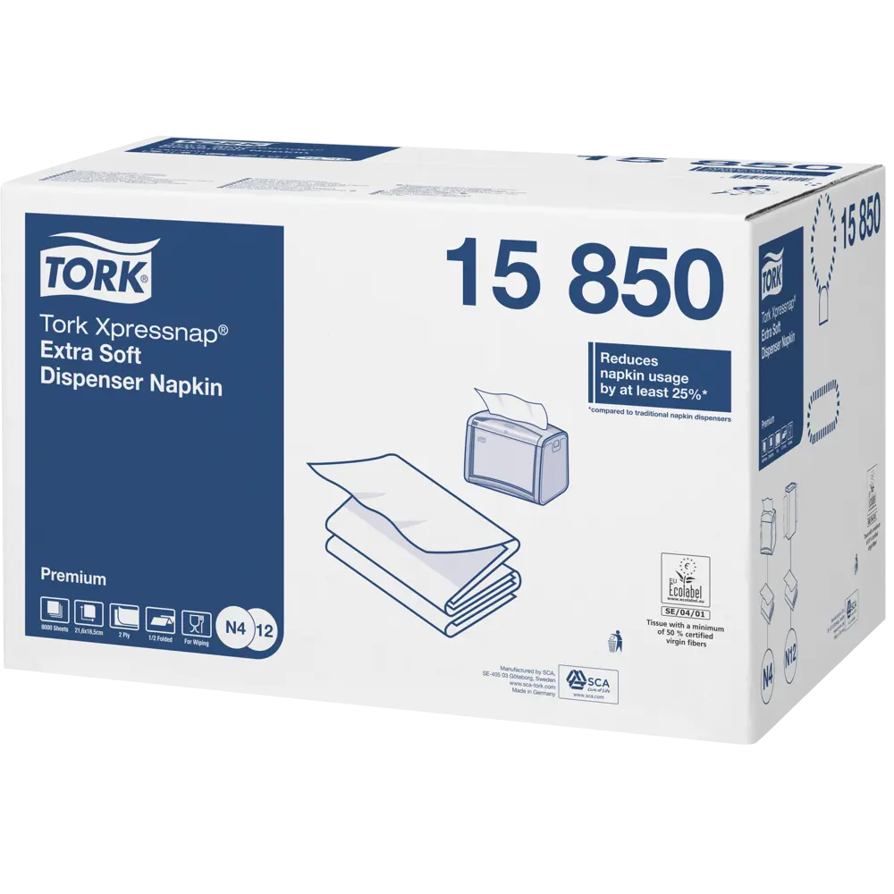 Салфетки для диспенсера Tork одноразовые, 1000 штук 82539422 STLM-2041348  - Вид №2