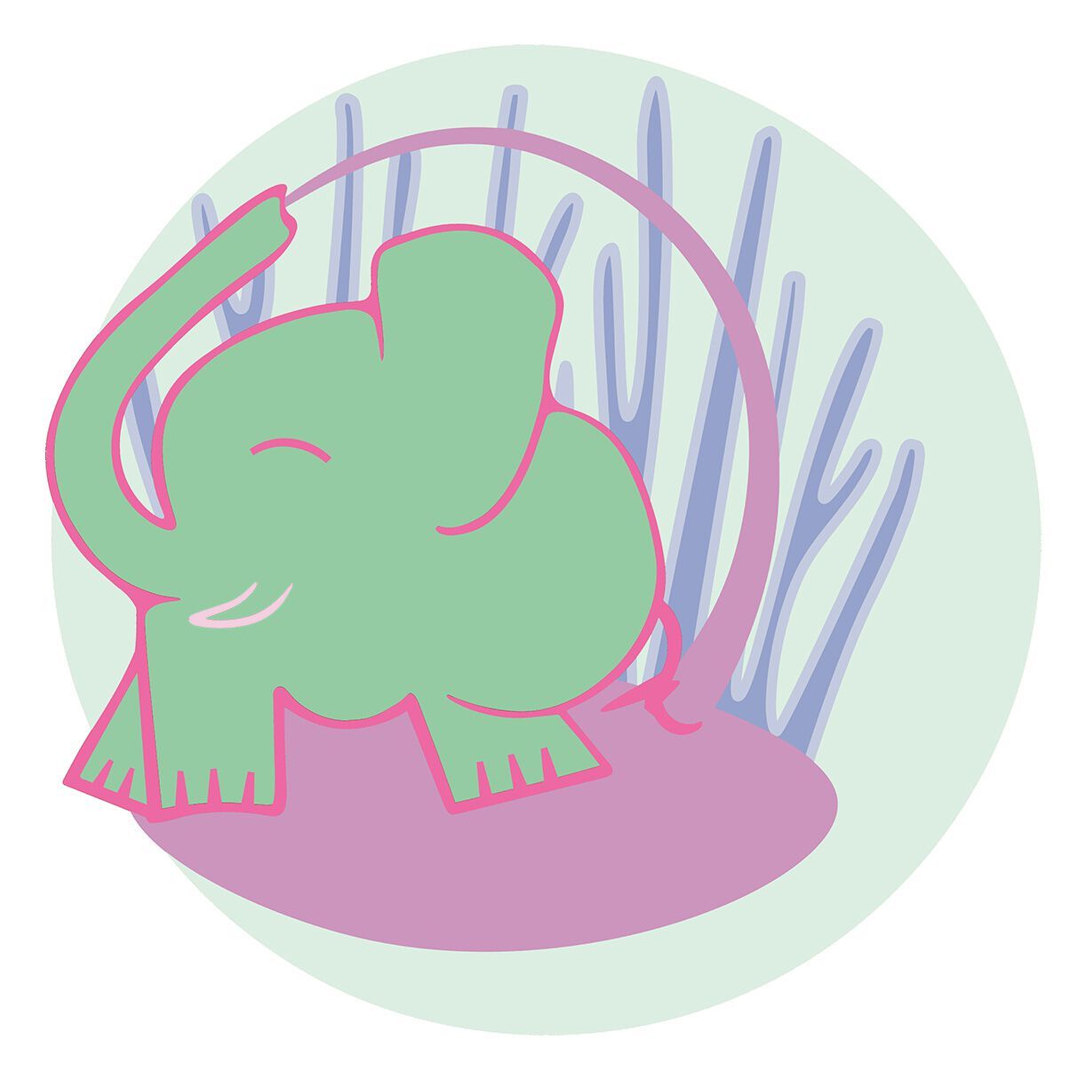 Круглый хлопковый коврик для детей Un Tapis à Paris Children ARCH-00122505 - Вид №2