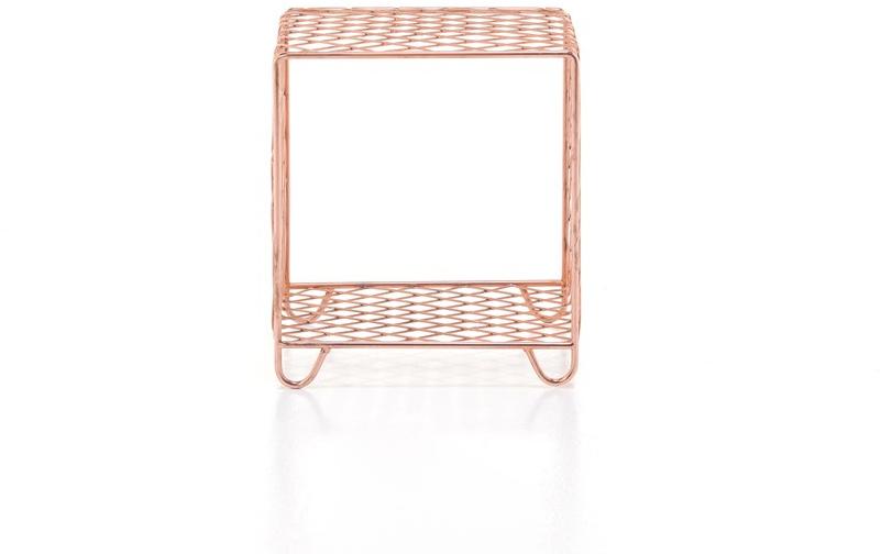 Gervasoni Журнальный столик из стали с журнальной стойкой Cross sun-id-1395215 - Вид №1