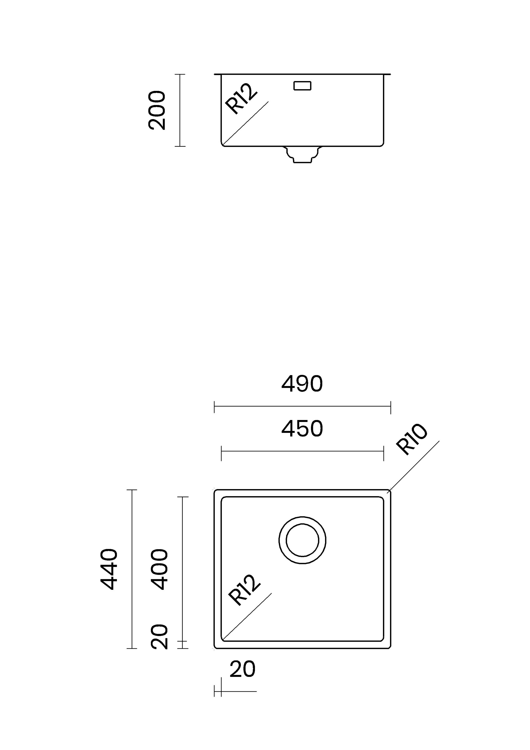 Раковина из нержавеющей стали TASCA Pura ARCH-00058990 - Вид №10