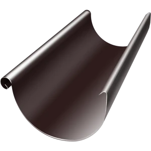 Желоб полукруглый 125 мм цвет шоколад