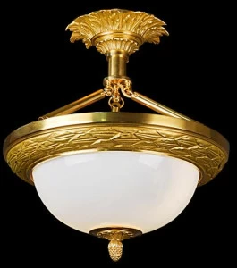 Tisserant Люстра из бронзы Lauriers