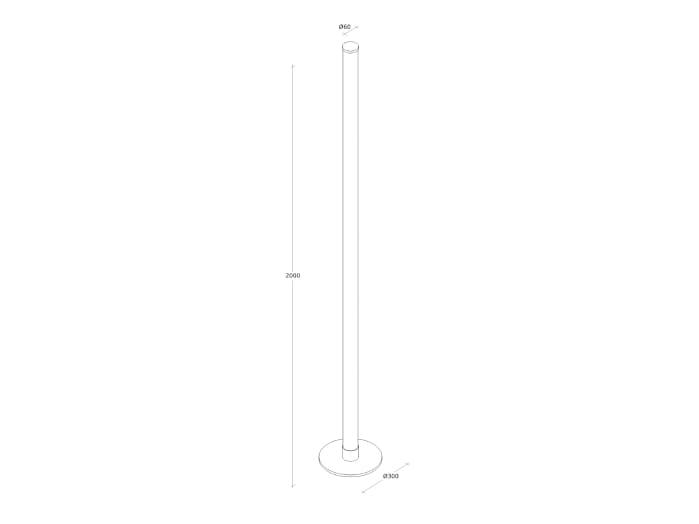 Алюминиевый светодиодный торшер Tecnico Pirgos ARCH-00049146 - Вид №3